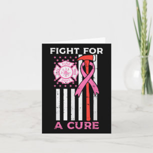 Carte Lutter Pour Un Pompier Cure Us Drapeau Cancer Du S