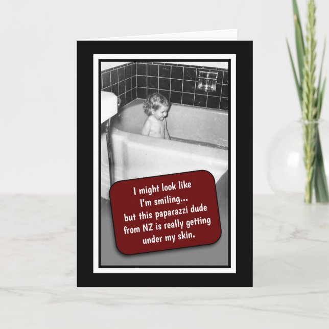 Carte Luv U ❤️ Luv Me Fun Greeting Card w/White Envelopp (Devant)