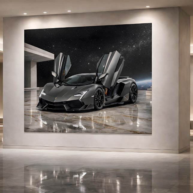 Carte Luxury Futuristic Hypercar Art  (Créateur téléchargé)