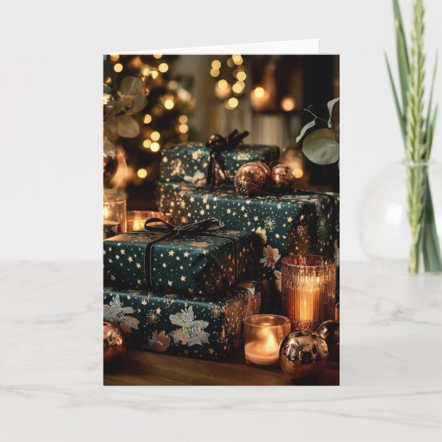 Carte Luxury Seasonal Greeting Card (Devant)