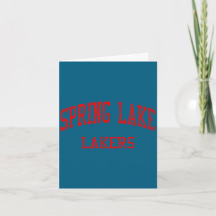 Carte Lycée de Spring Lake hs Spring Lake mi vintage