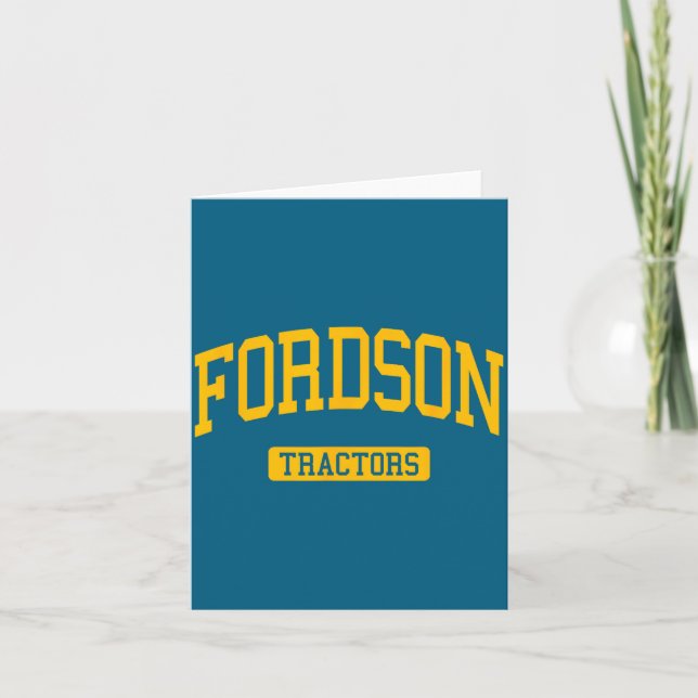 Carte Lycée Fordson hs dearborn mi sports universitaires (Devant)