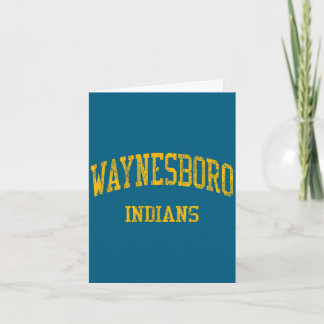 Carte Lycée Waynesboro hs Waynesboro pa vintage