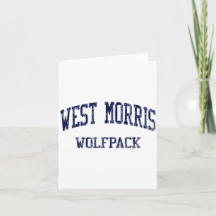 Carte Lycée West Morris Hs Chester Nj Vintage Srts