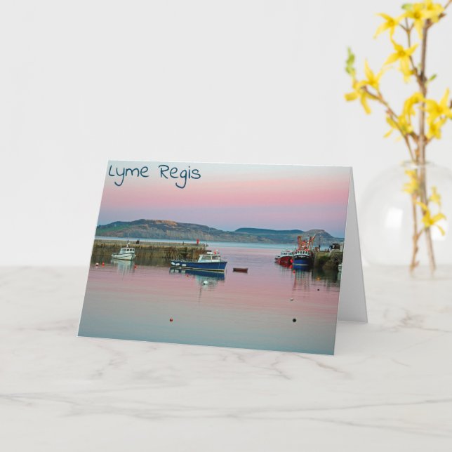 Carte Lyme Regis (Fleur jaune)