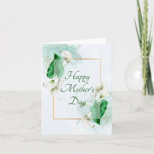 Carte Lys calla blancs