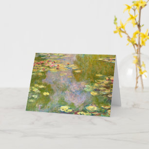 Carte Lys d'eau par Claude Monet 1919