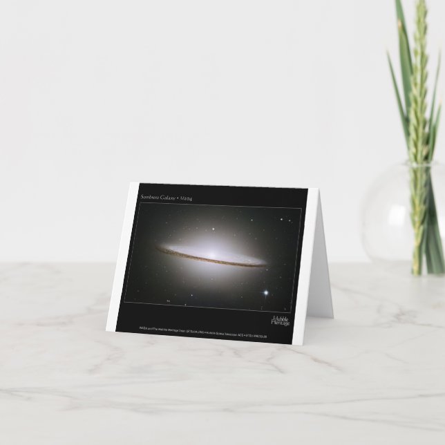 Carte M104, the Sombrero Galaxy (NGC 4594) (Devant)