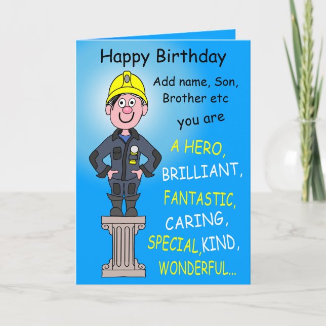 Carte M. Fireman (Devant)