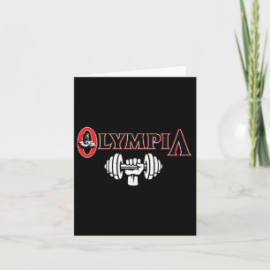 Carte M. Olympia For Men Women Fitness Bodybuilding 3