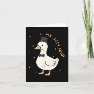 Carte M. Silly Goose Groom Sera Mariage Groom Groom Mat