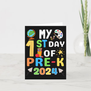 Carte Ma 1re journée de pré-maternelle 2024 Première ren