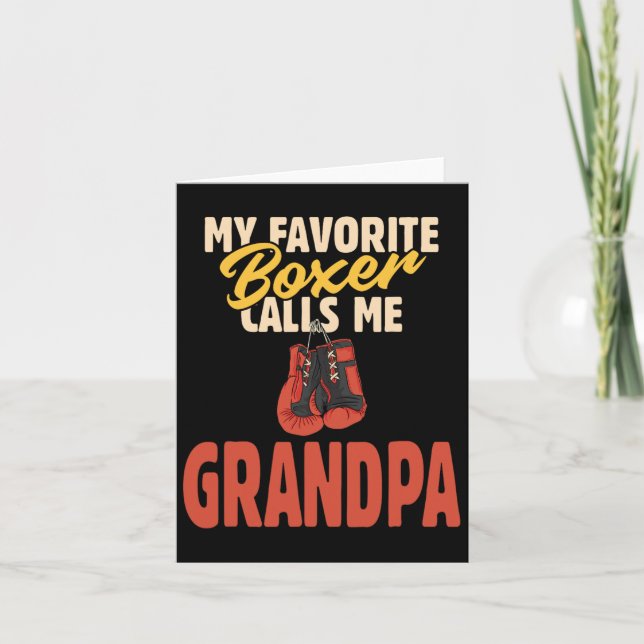 Carte Ma boîte préférée m'appelle grand-père (Devant)
