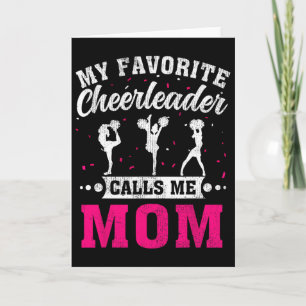 Carte Ma cheerleader préférée m'appelle maman pour la fê