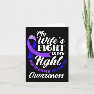 Carte Ma Femme Combattre Est Ma Lutte Contre L'Arthrite 