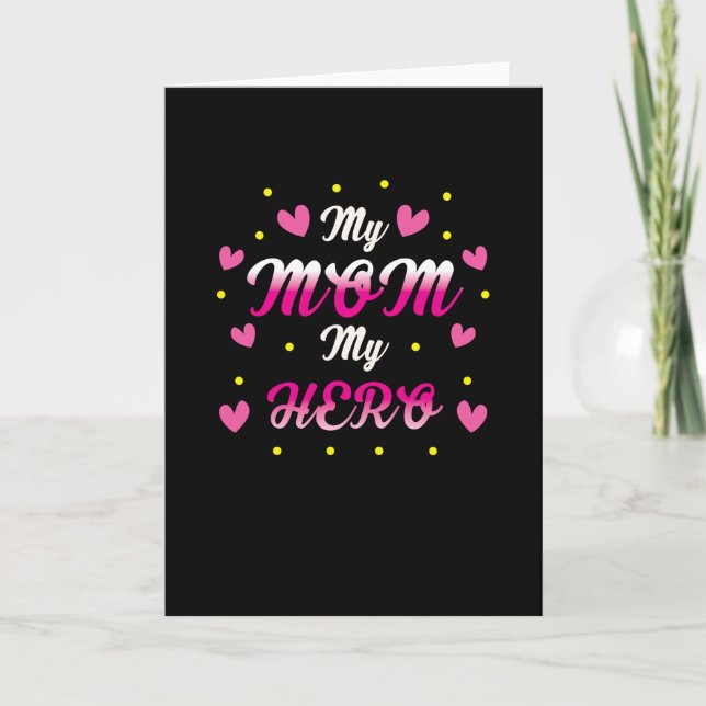 Carte Ma maman mon héroïne (Devant)
