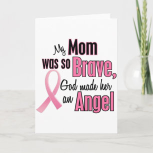 Carte Ma mère est un ange cancer du sein