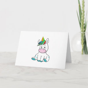 Carte Ma petite licorne mignonne