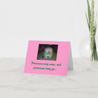 Carte Ma petite princesse, Joyeux anniversaire