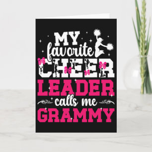 Carte Ma pom-pom girl préférée m'appelle Grammy Cheer Gr