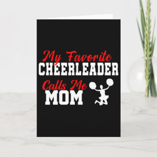 Carte Ma pom-pom girl préférée m'appelle maman drôle che
