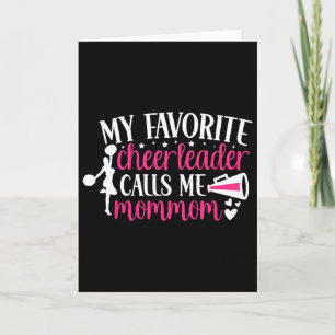 Carte Ma pom-pom girl préférée m'appelle Mommom Cheer Mo