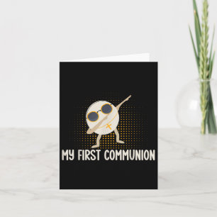 Carte Ma première communion Dabbing Wafer 1ère communion