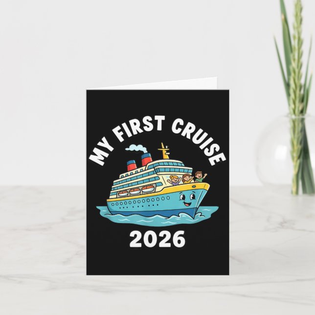 Carte Ma première croisière 2026  (Devant)
