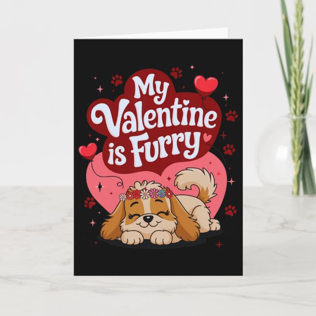 Carte Ma Saint-Valentin est une déclaration d'amour sur  (Devant)
