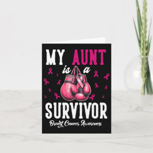 Carte Ma Tante Est Une Survivante Du Soutien Cancer Du S