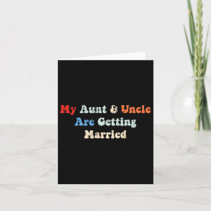 Carte Ma Tante Et Mon Oncle Se Marient Mariage Matc