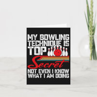 Ma Technique De Bowling Est Très Secret Funny Bowl