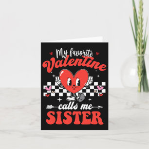 Carte Ma Valentine préférée m'appelle Sœur Joyeuse Saint
