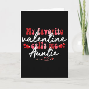 Carte Ma Valentine préférée m'appelle Tante Maman Val