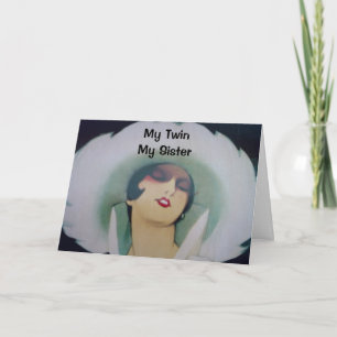 CARTE MA VILLE, MA SOEUR, MON MEILLEUR AMI-ANNIVERSAIRE