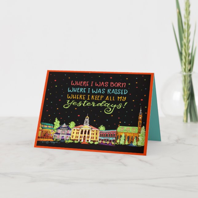 Carte Ma ville natale (Devant)