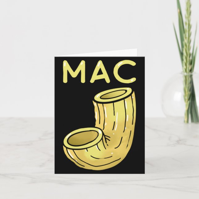Carte Mac And Cheese Couples Famille Correspondant Hallo (Devant)