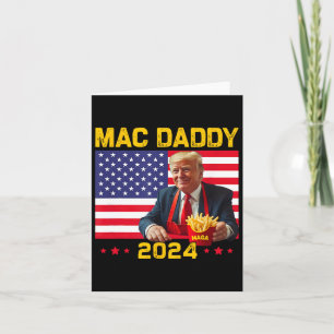 Carte Mac Daddy Funny Trump Fries Mega Donald Tru