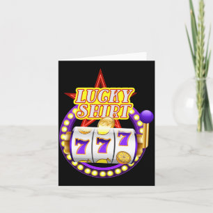 Carte Machine à sous de casino drôle Jackt Lucky 