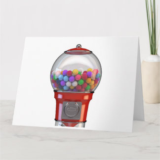 Carte Machine de distribution de gumball