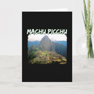 Carte Machu Picchu Pérou - Montagne Huayna Picchu