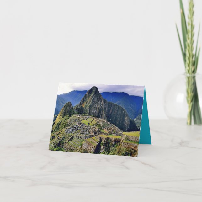 Carte MACHU PICCHU - Pérou - panorama (Devant)