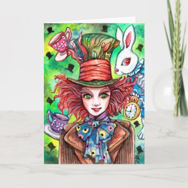 Carte Mad Hatter et Rabbit (Devant)