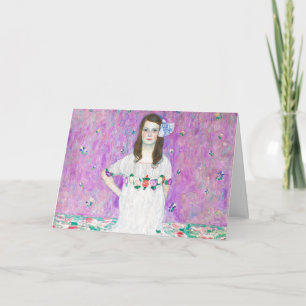 Carte Mada Primavesi par Gustav Klimt Peinture