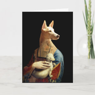 Carte Madame avec une hermine, version de Luna