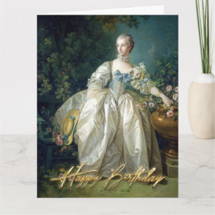 Carte Madame Bergeret 1766 Joyeux anniversaire