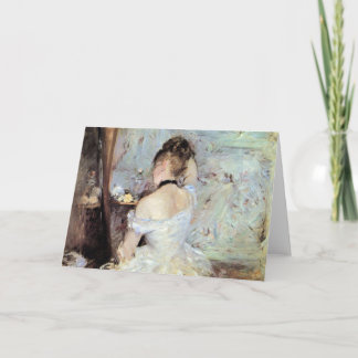 Carte Madame dans la toilette par Berthe Morisot