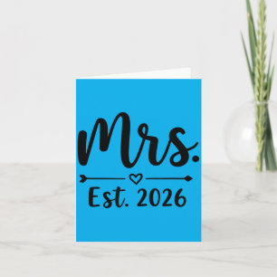 Carte Madame Est 2026 Mariage Lune de Miel Monsieur et M