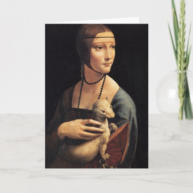 Carte Madame et hermine (Devant)