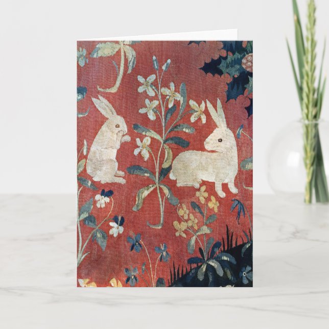 Carte Madame et la licorne : 'Taste (Devant)